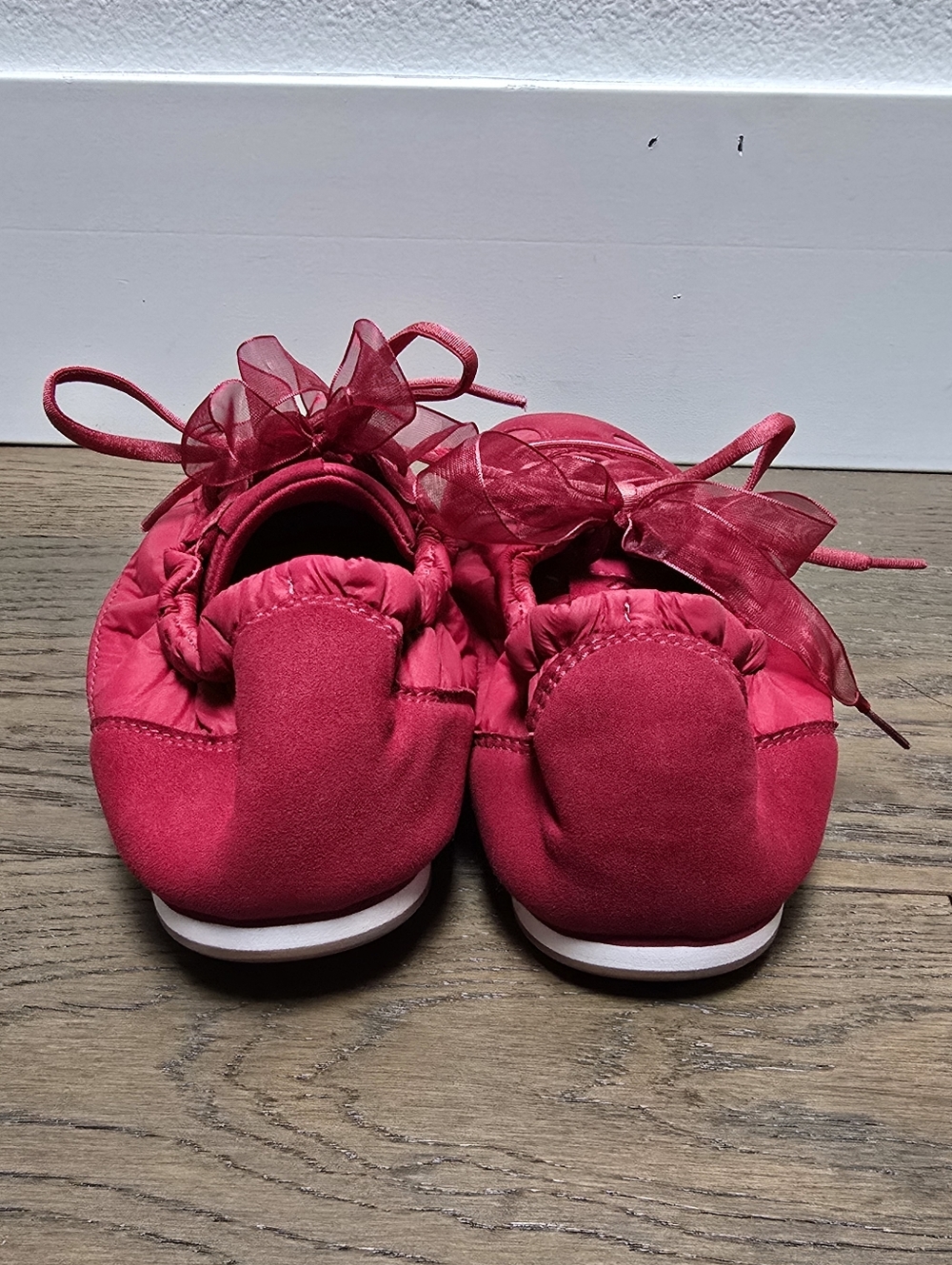 Vivaia Yancy Jogger Re-Nylon Sneakerina Sneaker in Brick Red - Picture 7 of 13